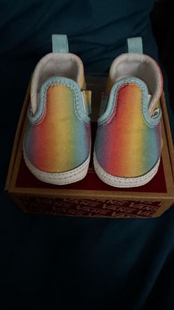Vans Slip-On Rainbow Baby Shoes - Size 3