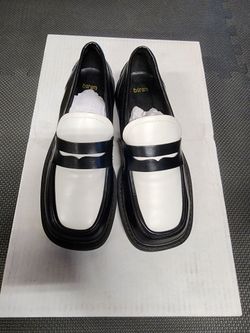 Boram Two-Tone Platform Penny Loafers