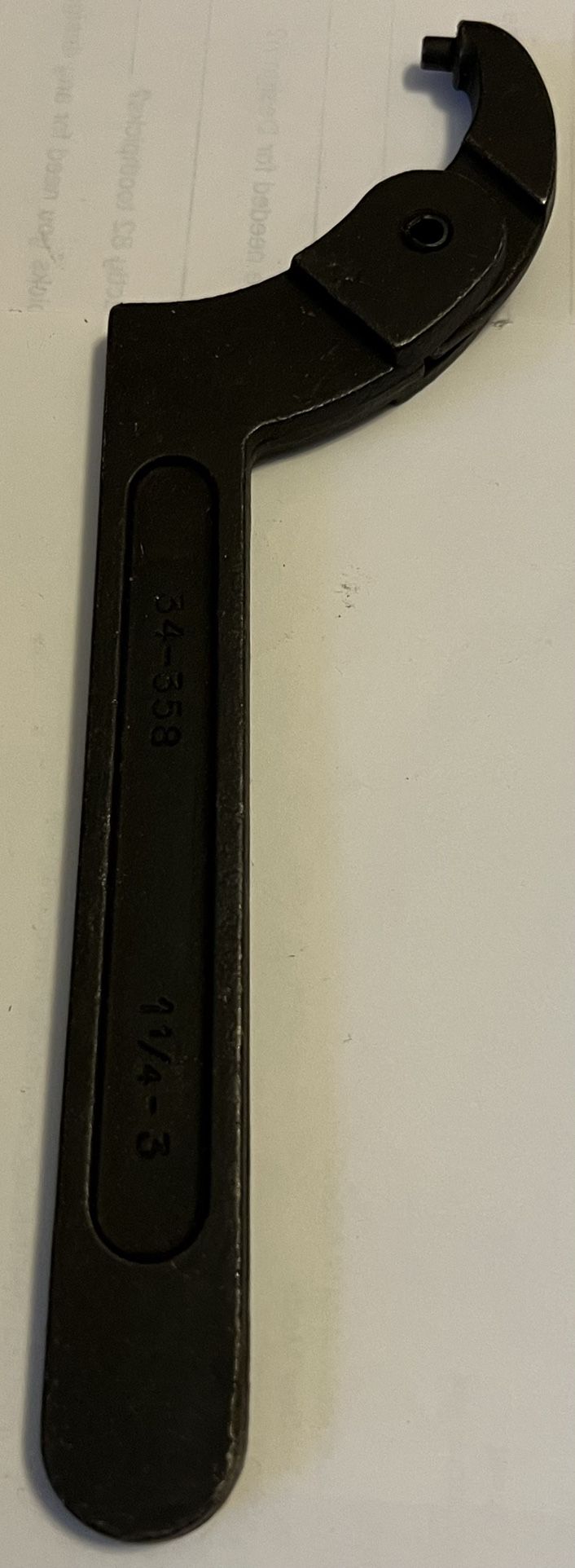 Armstrong 34-358 Adjustable Pin Spanner Wrench 1-1/4 To 3”