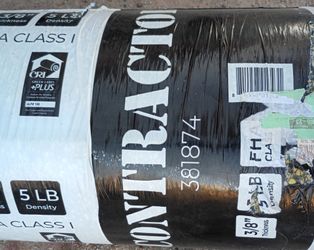 ROLL OF CARPET PADDING.