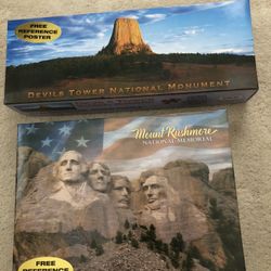 One Lot Of 2 - 1000 Pc. Puzzles 