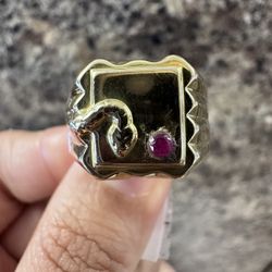 18k Snake Ring Size 12