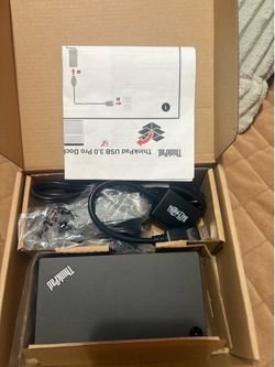 Lenovo ThinkPad USB 3.0 Pro Dock (40A70045US) Complete in Box w/ Power Adapter
