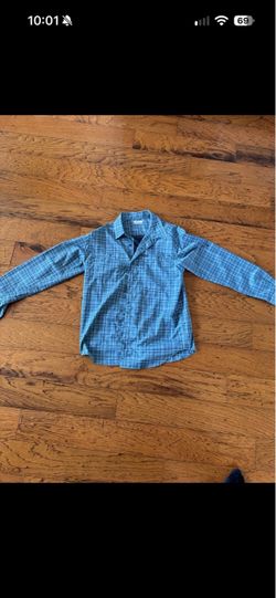 Columbia Omni-Shade men’s Medium plaid long-sleeve vented outdoor shirt