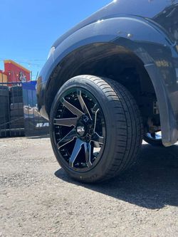 20x10 XM Wheels and Tires 275/55/20 Gripmax RT