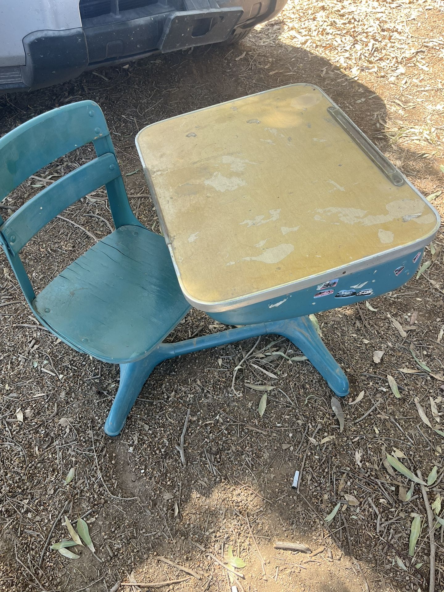 Vintage School Desk