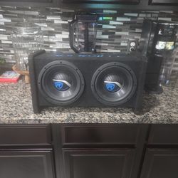 Rockville RV8.2A 800W Dual 8" Car Subwoofer 