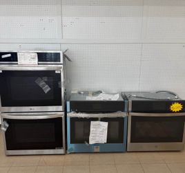 Open Box Double/ Single Wall ovens 60% off MSRP Starting at $1200 FREE 1 Year Warranty included