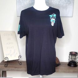 Woman's Scooter Trash Apparel Funny Motorcycle Logo T-Shirt with Skull Graphic