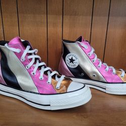 Converse Chuck 70 Hi Metallic
Rainbow Pink Women's Sneakers sz 8