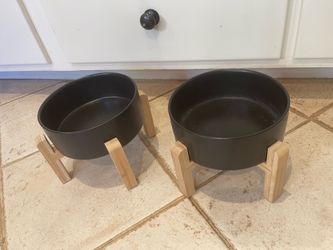 Ceramic dog bowls