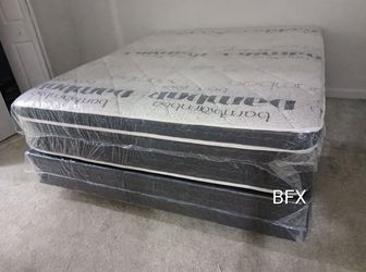$200 For 12 inches thick Queen pillow top mattress only brand new free delivery same-day