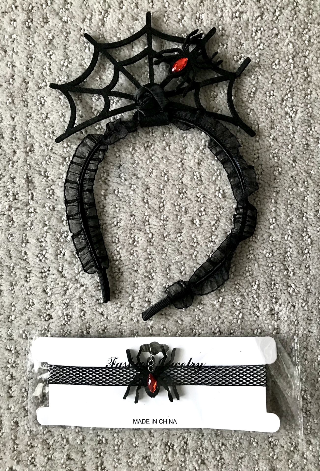 Spider Hair band And Choker