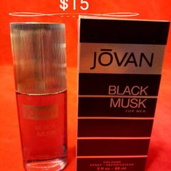 Jovan Black Musk Many brands of new perfume available for men or women, single bottles or gift sets, body sprays and lotion available bz 20