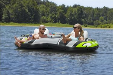 Ozark Trail Adult Unisex Rapid Rider II Double Inflatable River Tube Float