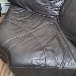 Corner Sectional Leather Sofa Piece