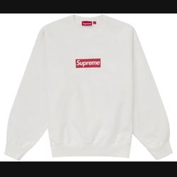 Supreme Washed Box Logo Crewneck