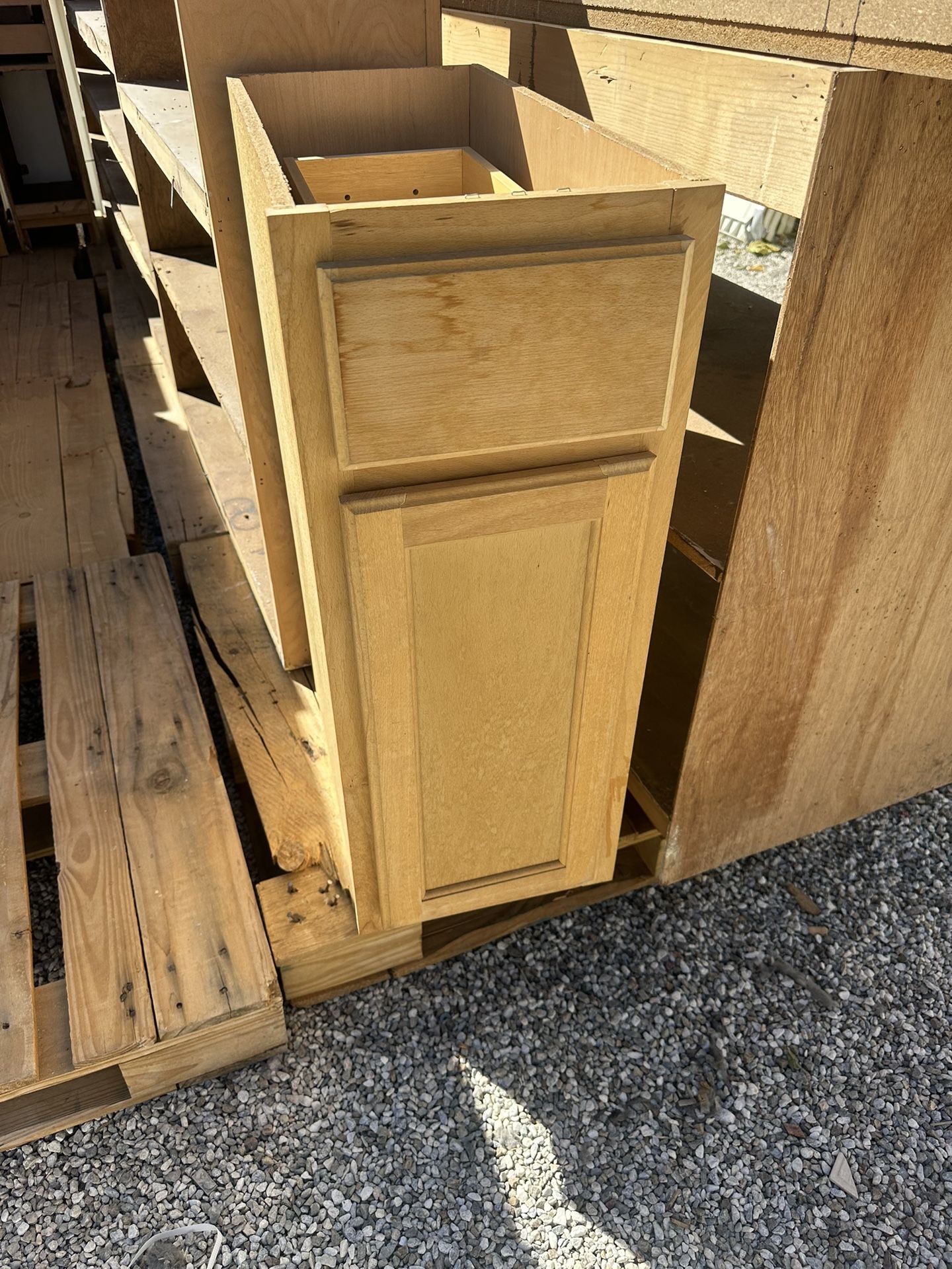 One only available 12 in. W x 24 in. D x 34.5 in. H Assembled Base Kitchen Cabinet come wt shell Only $80
