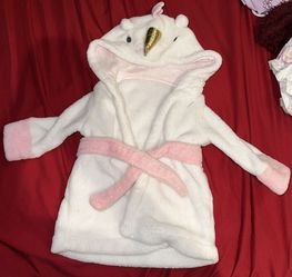 Cloud Island Baby Unicorn Plush Bath Robe