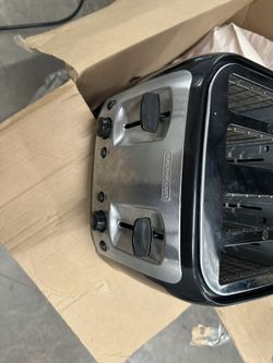 4 slice toaster, air fryer and dishrack