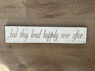 “And They Lived Happily Ever After”
