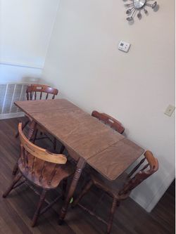 Table and chairs