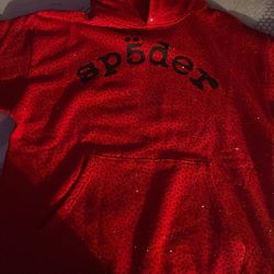 Red vvs Spyder Hoodie 