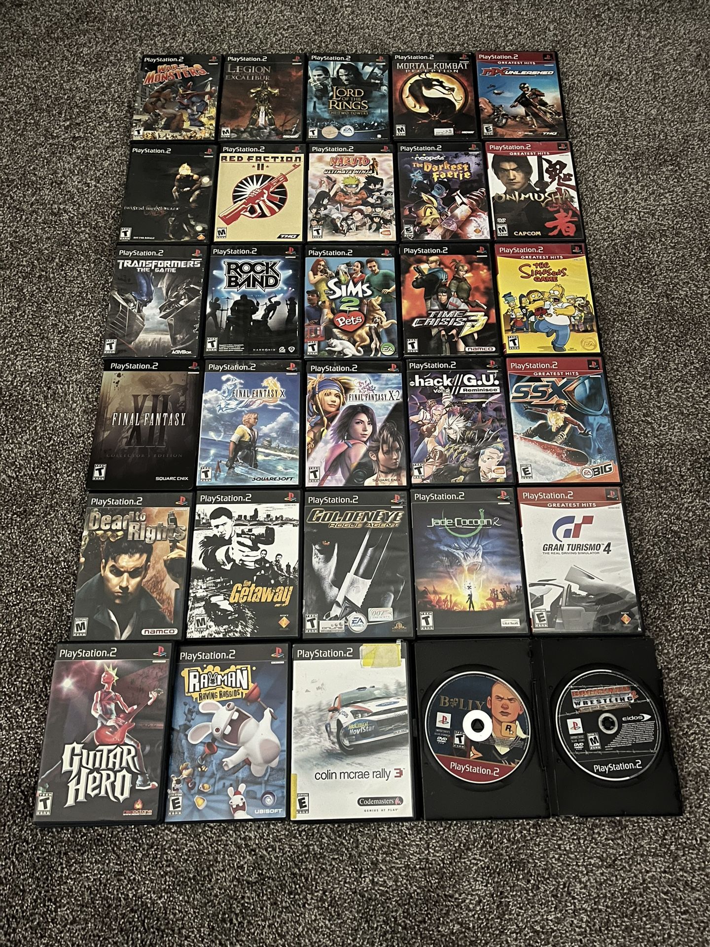PS2 Games (lot 2) - Prices Vary Per Game