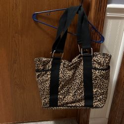 Express Design Studios Leopard Large Tote Bag **Amazing Condition!**