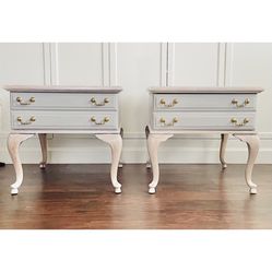 2 End Tables Beautifully Refurbished 