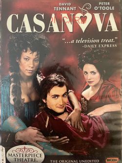 BBC’s CASANOVA (DVD-2005) David Tennant + Peter O’TOOLE!