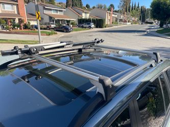 OEM BMW Roof Rack with THULE Bike Rack