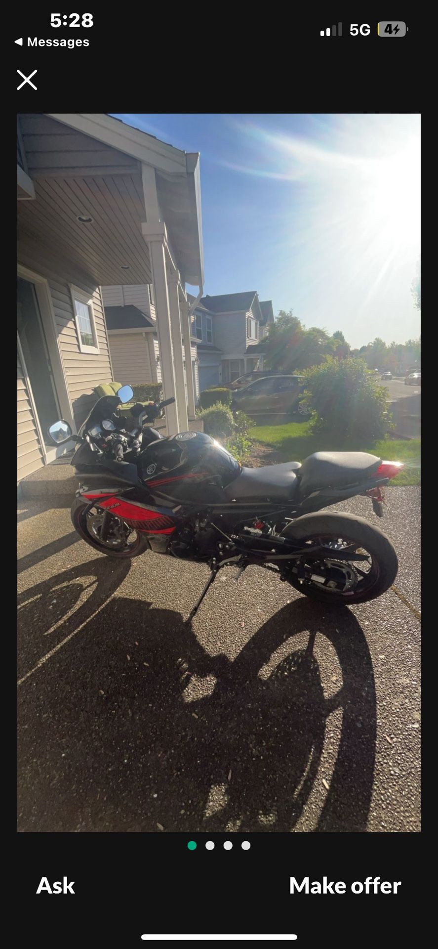 2012 Yamaha FZ6R