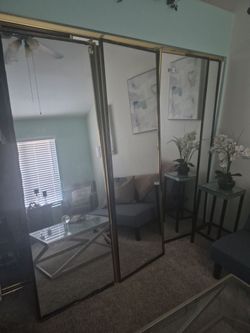 Mirror closet doors