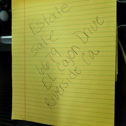 Estate sale
