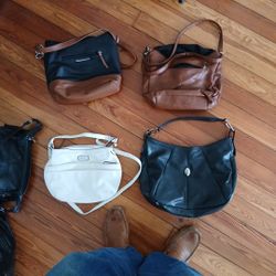 Three Rosetti And One Handmade Leather Bag