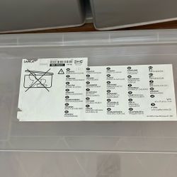 Storage Box 31x221/2x7 $15.00