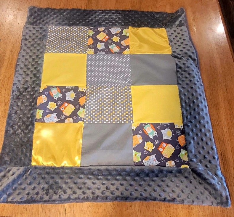 Baby/ Toddler Blanket Quilted Homemade