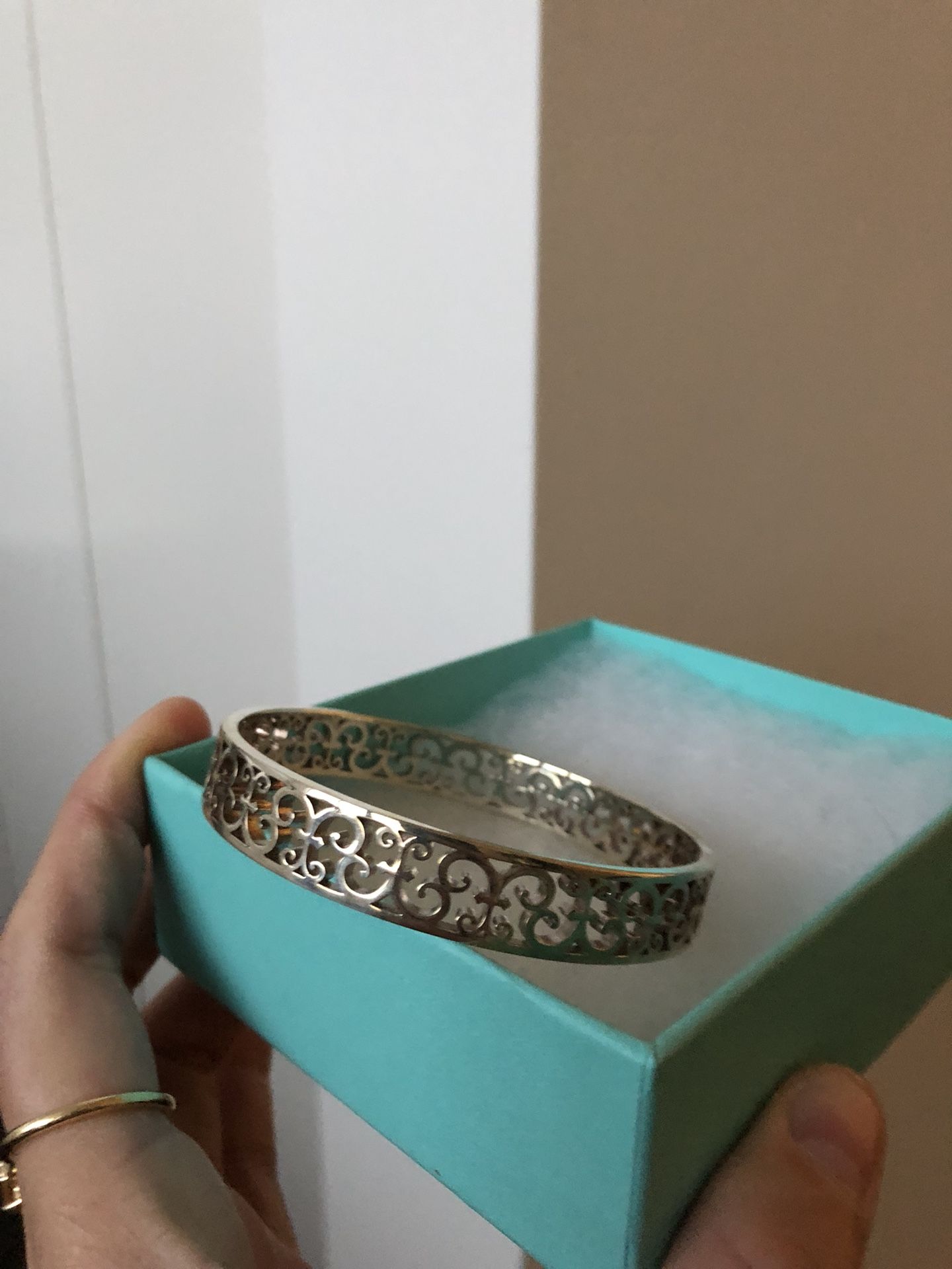 Sterling silver Tiffany bracelet in original box