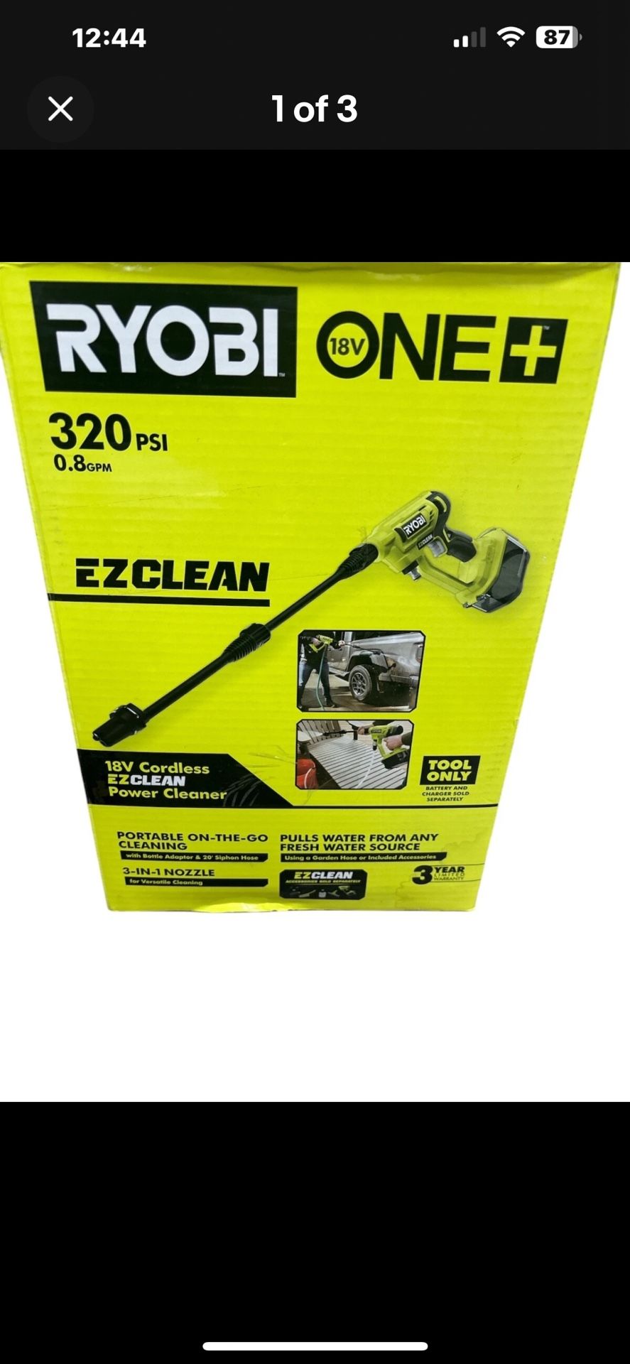 Ryobi pressure washer