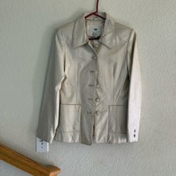 Pearl Leather Jacket