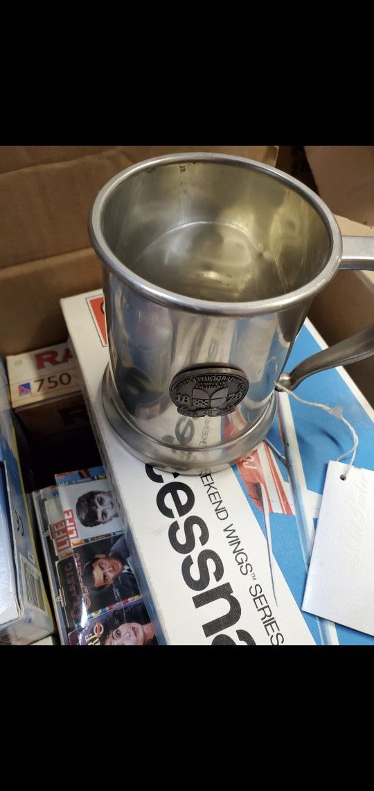 Vintage Pewter Beer Mug