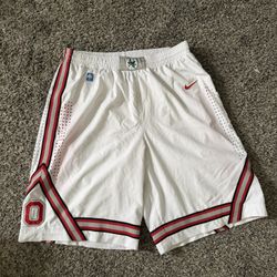 MENS NIKE OHIO STATE OSU BUCKEYES 2011 TEAM ISSUED BASKETBALL SHORTS XL