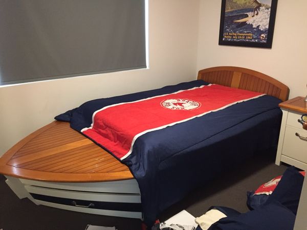 Pottery Barn Speedboat Bed Nightstand And Dresser For Sale In San