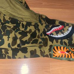 Green Camo Bape Hoodie