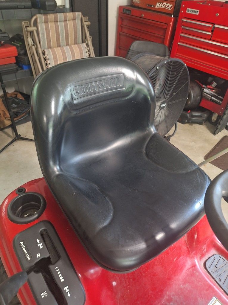 Craftsman riding mower seat (Read Description)