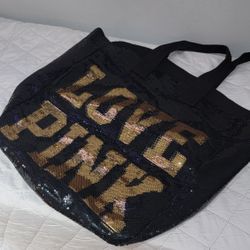 Victoria Secrets Pink Tote Bag Purse 