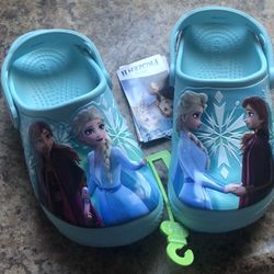 Kids Disney Frozen Crocs Size 2