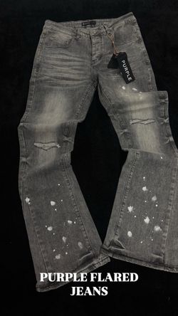 Purple Flared Jeans