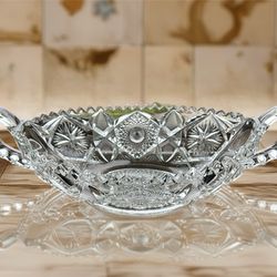 Crystal Cut Glass Bowl